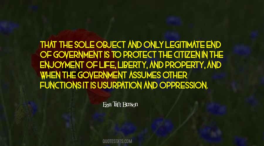 Legitimate Government Quotes #1305224