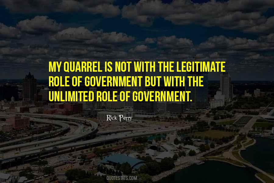 Legitimate Government Quotes #1355674