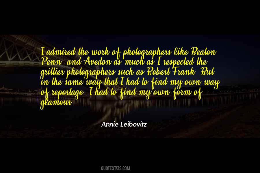 Leibovitz Quotes #125722