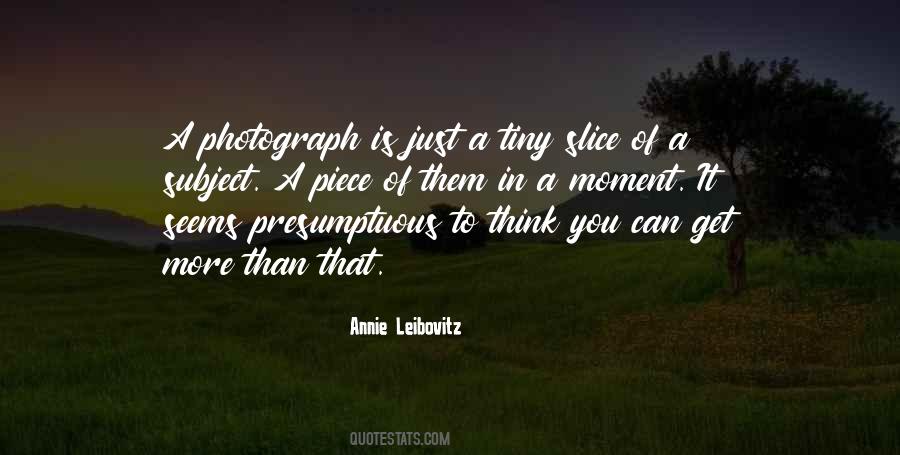 Leibovitz Quotes #1328249