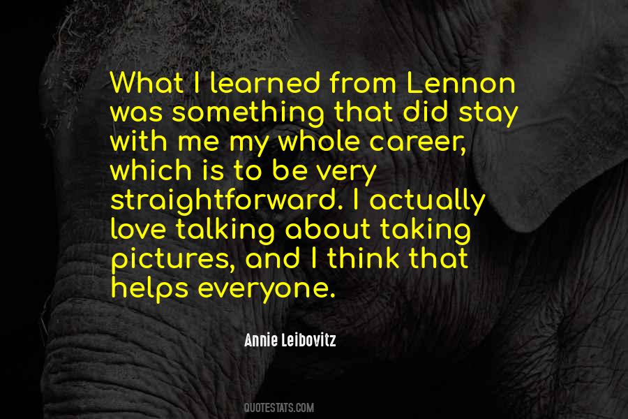 Leibovitz Quotes #18240