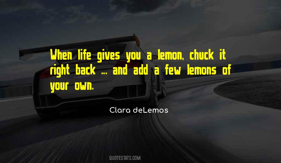 Lemon Quotes #1368615