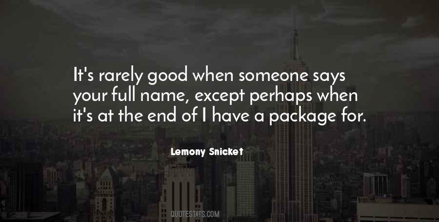 Lemony Snicket's Quotes #955766