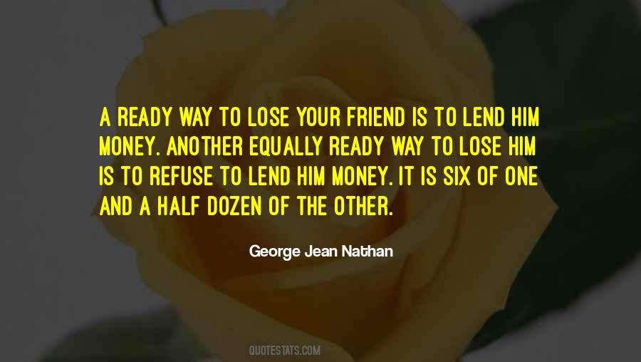 Lend Money Quotes #151684