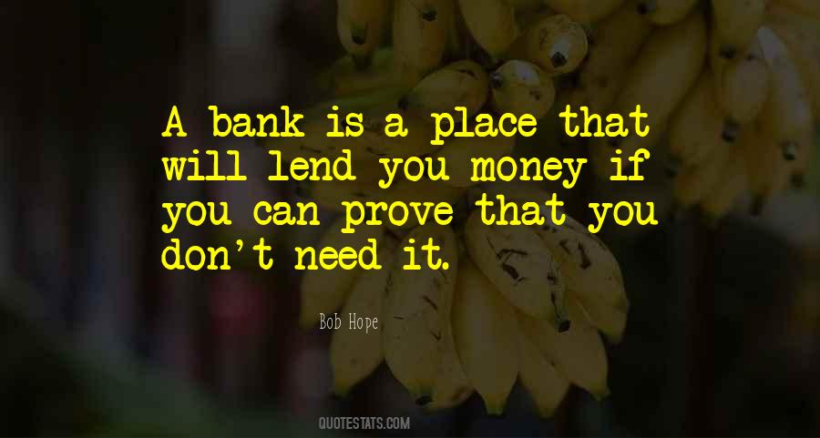 Lend Money Quotes #37108