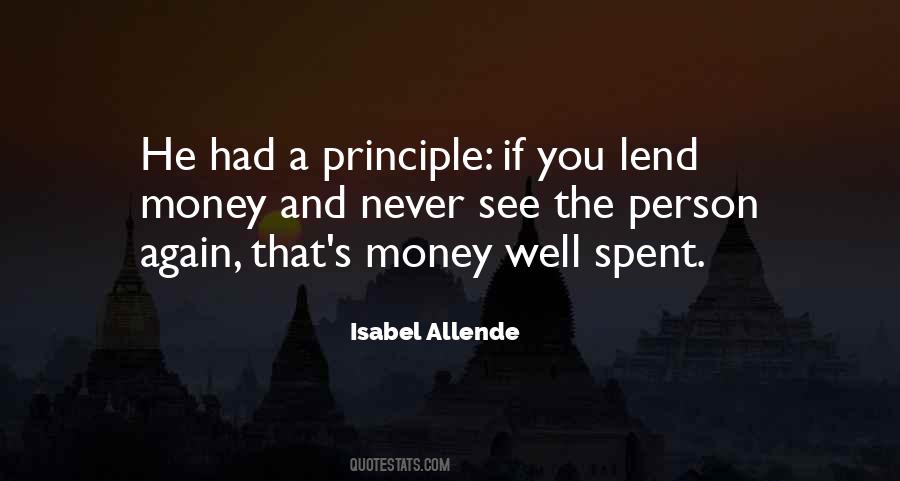 Lend Money Quotes #434839