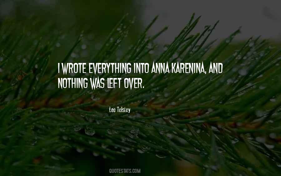 Leo Tolstoy Anna Karenina Quotes #177781