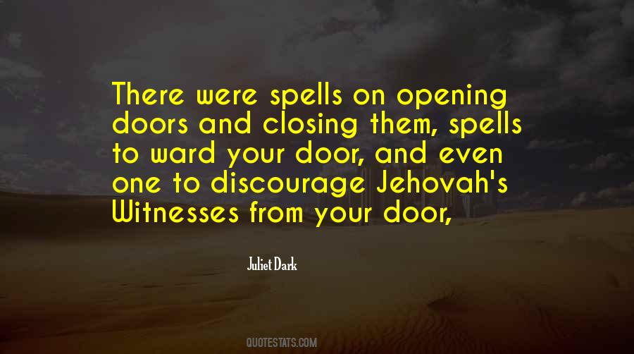 Top 23 Quotes About Doors Opening And Closing Famous Quotes