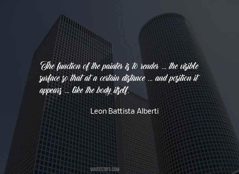 Leon Battista Quotes #352216