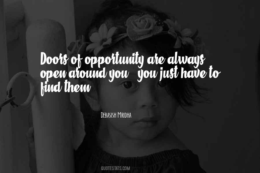 Quotes About Doors Of Opportunity #1028142