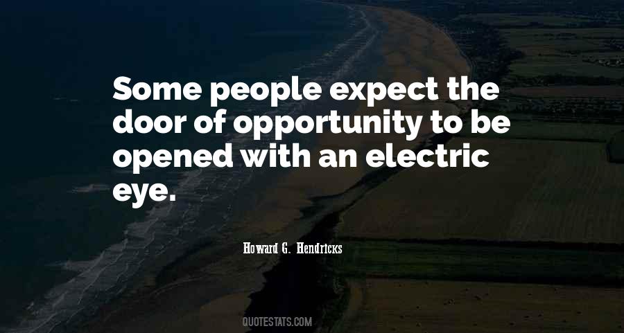 Quotes About Doors Of Opportunity #1232578