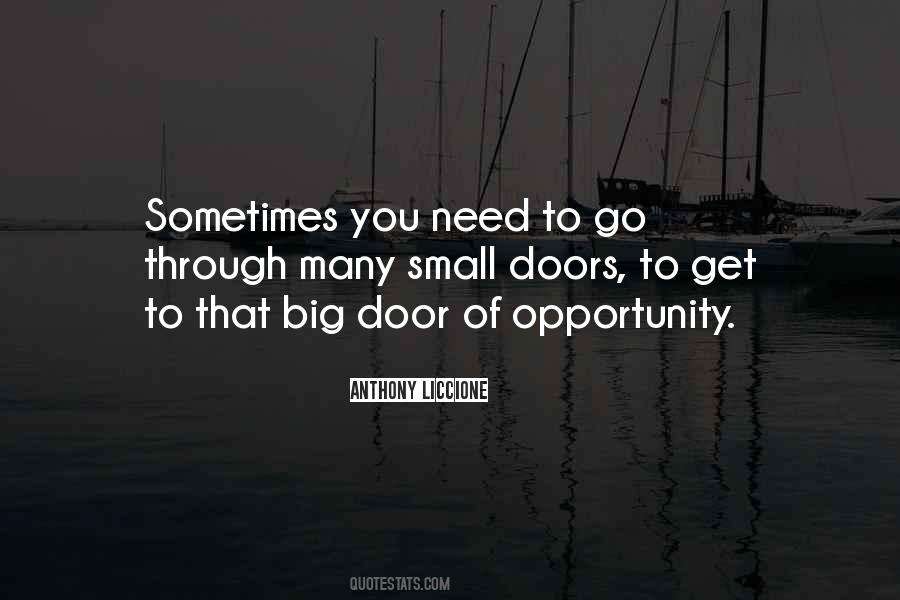 Quotes About Doors Of Opportunity #1677744