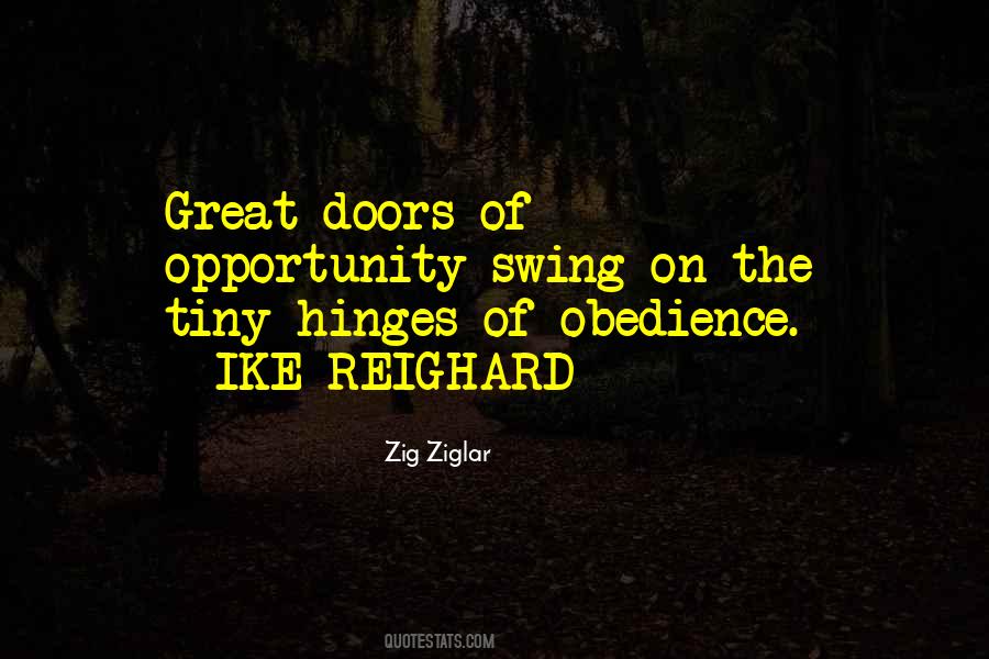 Quotes About Doors Of Opportunity #1739077