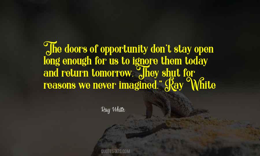 Quotes About Doors Of Opportunity #1776833