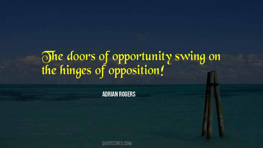 Quotes About Doors Of Opportunity #846953