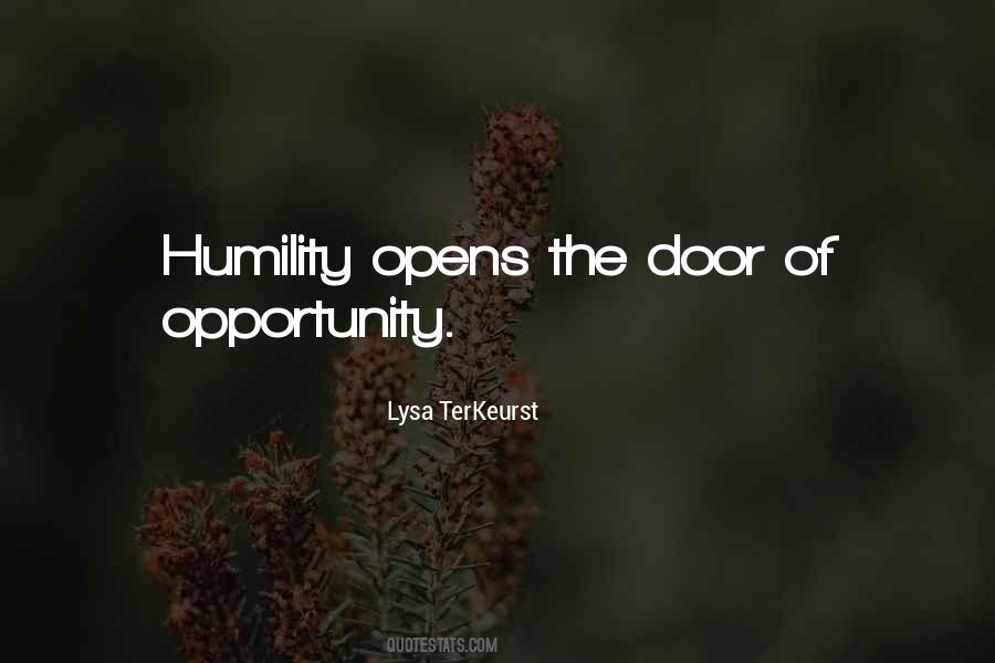 Quotes About Door Of Opportunity #1466910