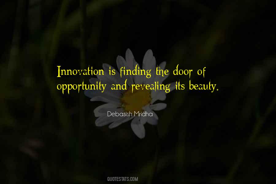 Quotes About Door Of Opportunity #18955