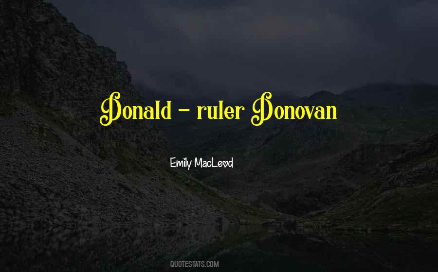 Quotes About Donovan #150313