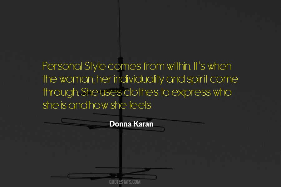 Quotes About Donna Karan #516163
