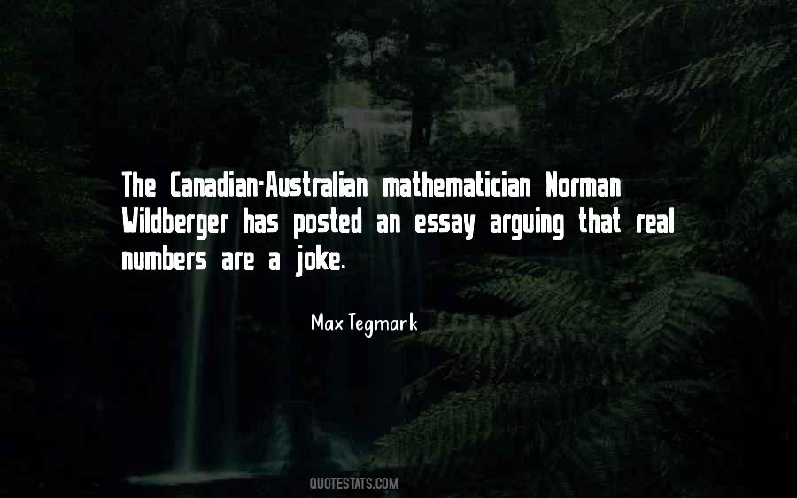 Quotes About Tegmark #1253851