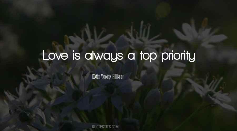 Less Priority Love Quotes #660180