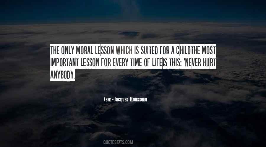 Lesson For Life Quotes #620544