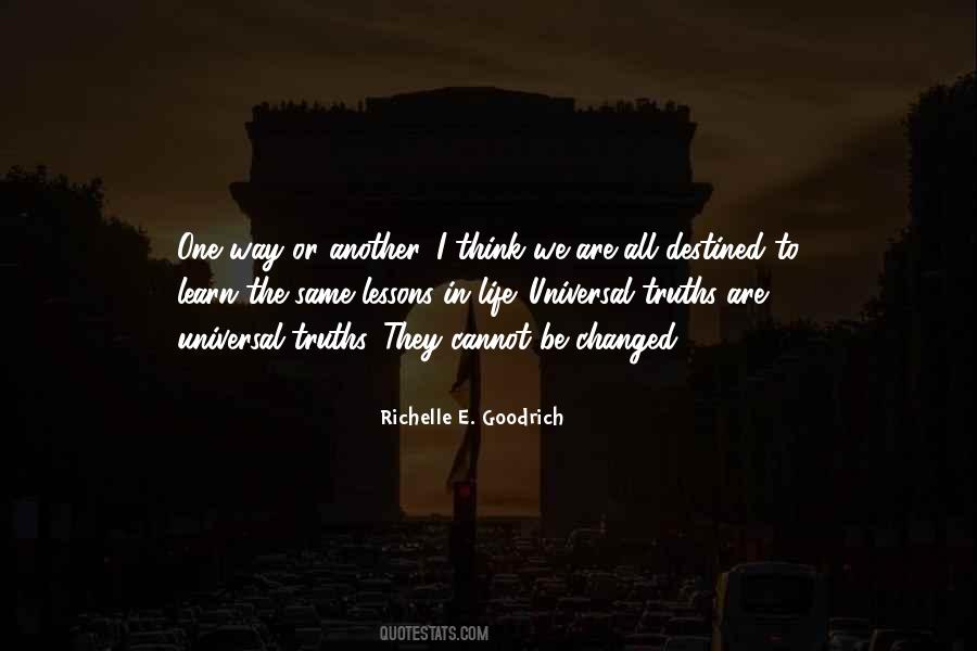 Lessons We Learn In Life Quotes #1875921