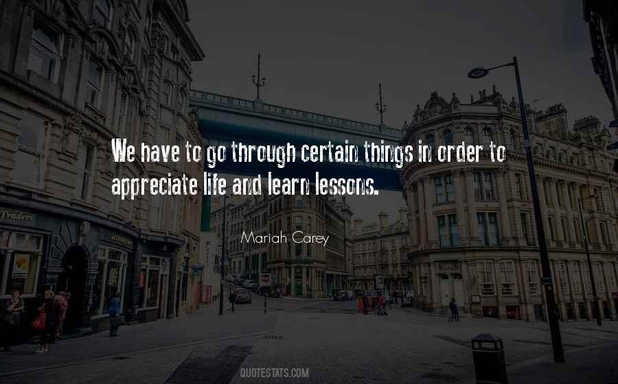 Lessons We Learn In Life Quotes #953099
