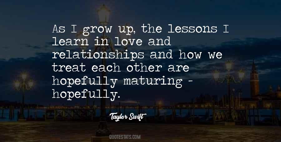 Lessons We Learn Quotes #132054