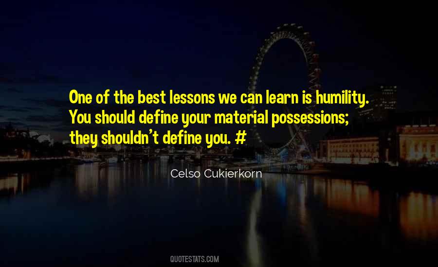 Lessons We Learn Quotes #94907