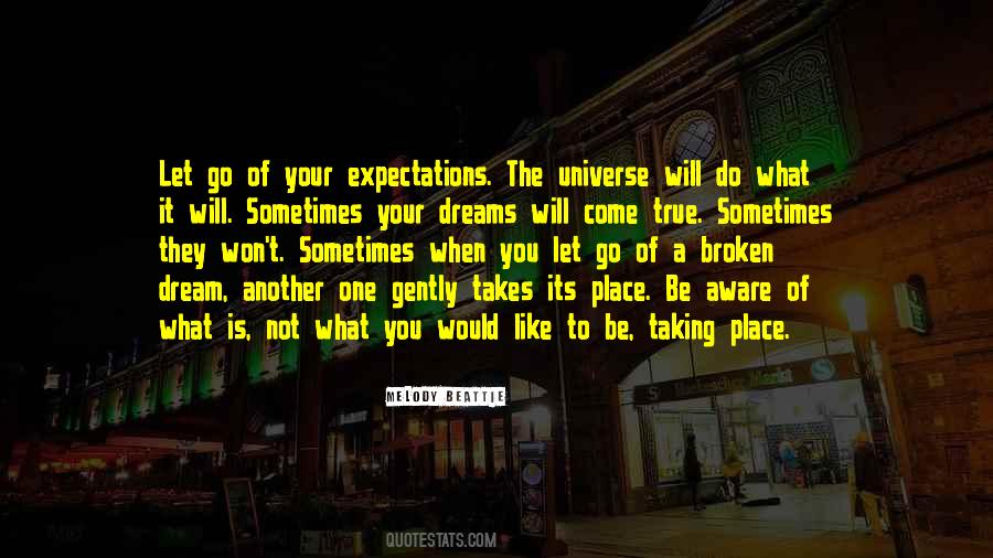 Let Go Of Expectations Quotes #1189745