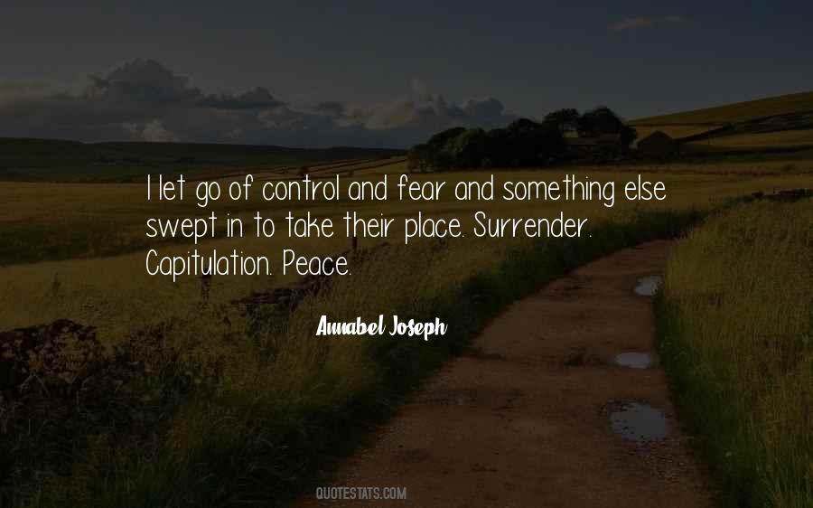 Let Go Of Fear Quotes #201473
