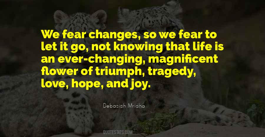 Let Go Of Fear Quotes #633982