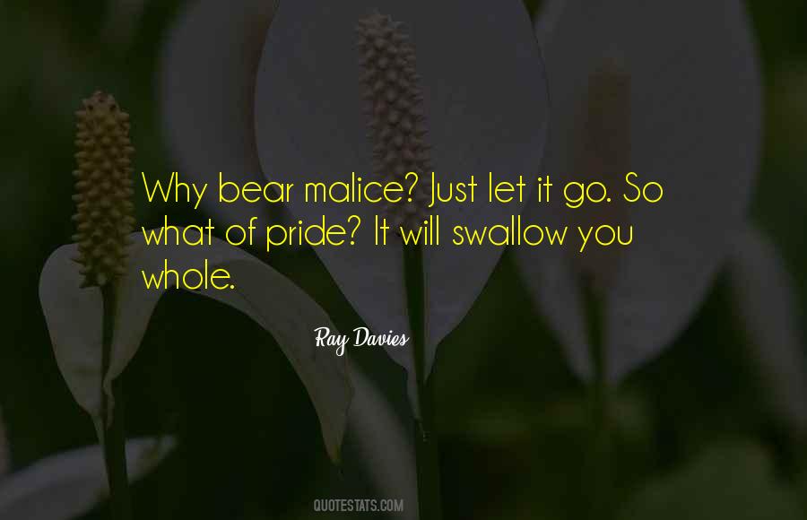 Let Go Of Pride Quotes #873044