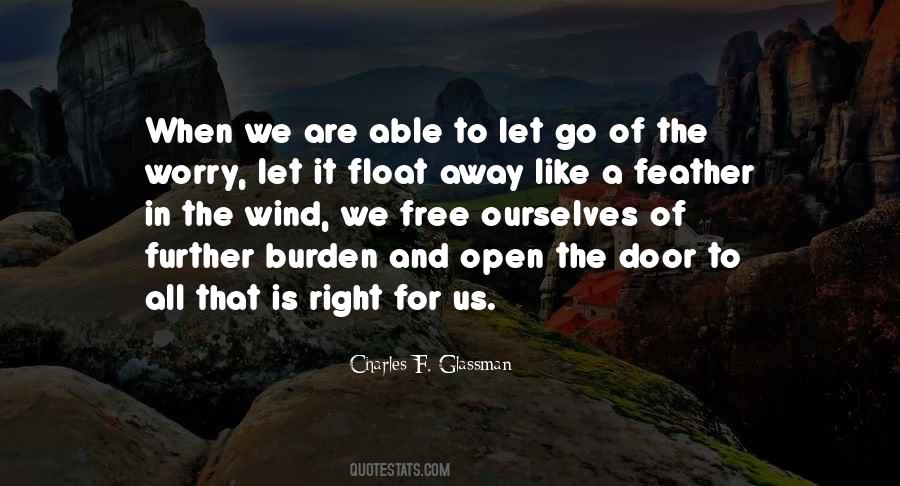 Let Go Of Worry Quotes #1426273