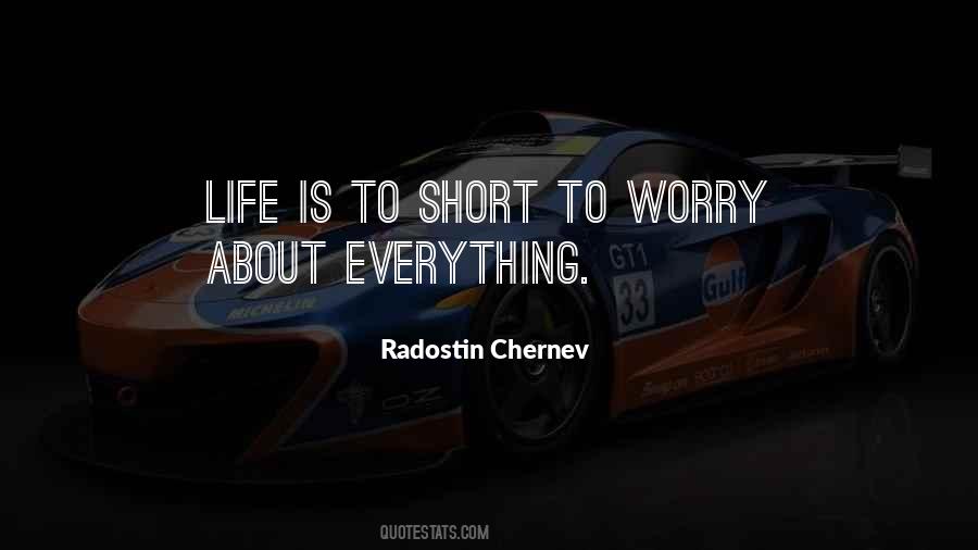 Let Go Of Worry Quotes #19629