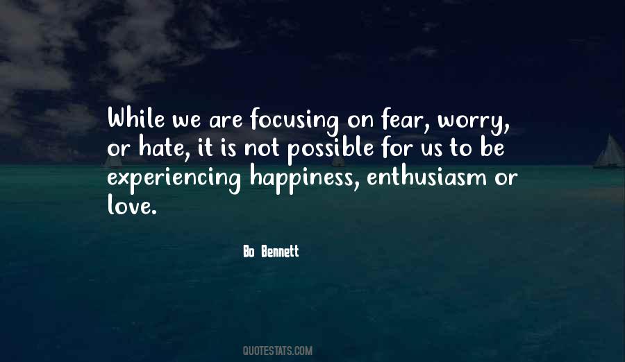 Let Go Of Worry Quotes #7907