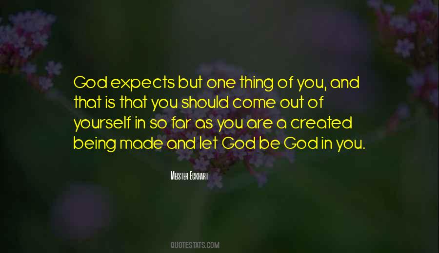 Let God Be God Quotes #1577841