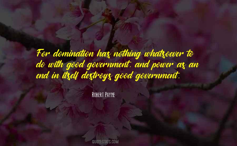 Quotes About Domination #973769