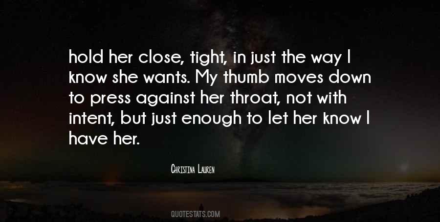 Let Her Know Quotes #97601