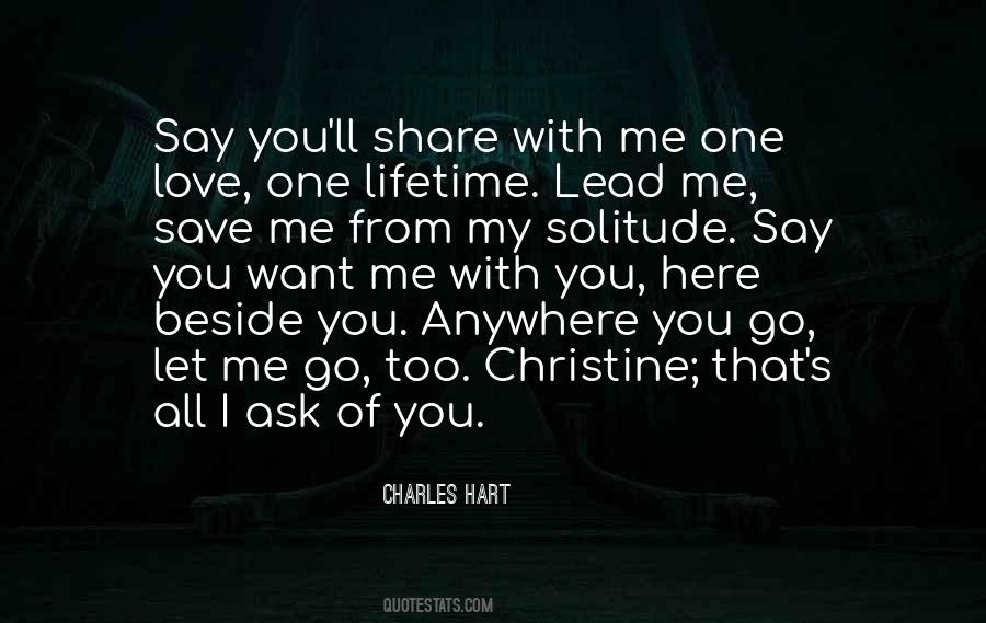 Let Love Lead Quotes #1702161
