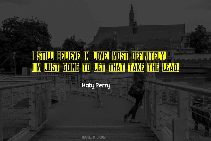 Let Love Lead Quotes #778466