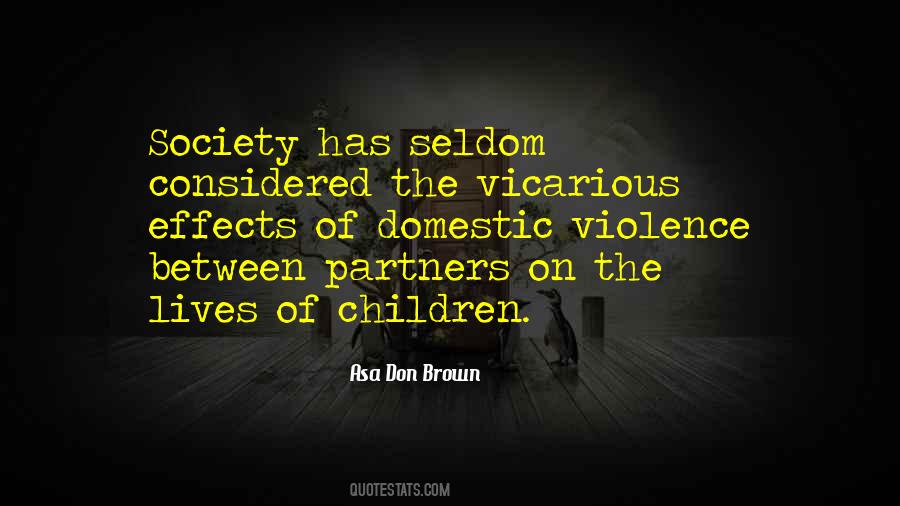 Quotes About Domestic Violence And Children #1607316