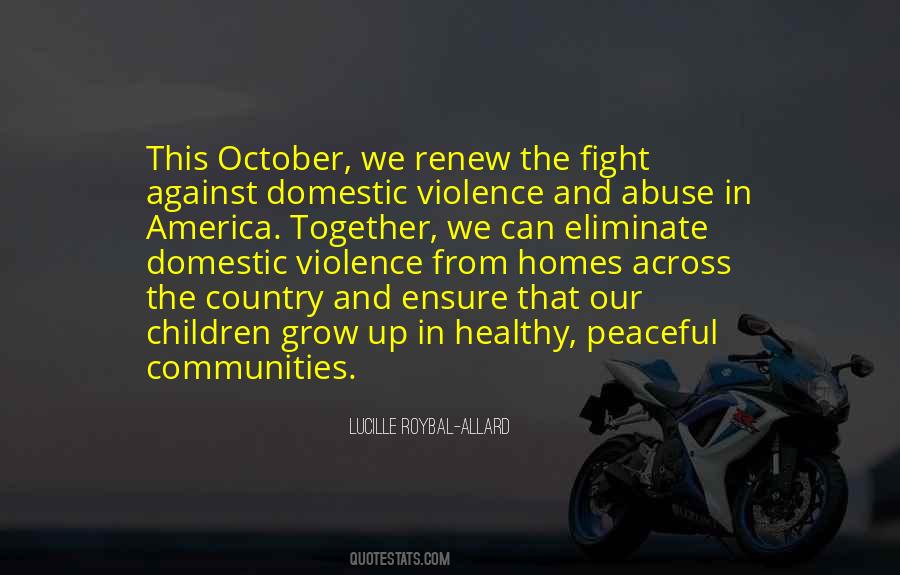 Quotes About Domestic Violence And Children #554120
