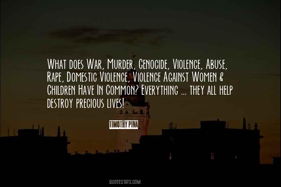Quotes About Domestic Violence And Children #995561