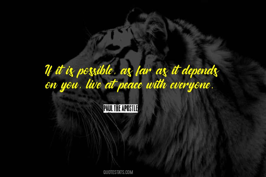 Let Me Live In Peace Quotes #54091