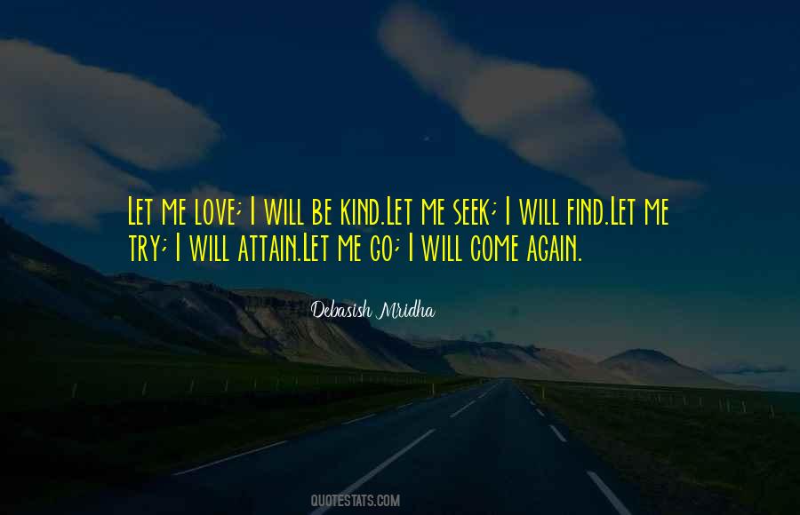 Let Me Try Again Quotes #1122648
