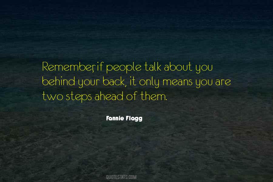 Let Them Talk Behind My Back Quotes #569155