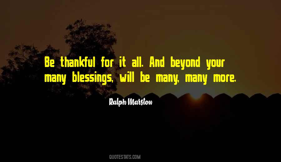 Let Us Be Thankful Quotes #12143