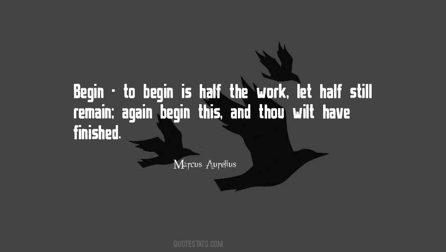 Let's Begin Again Quotes #1648394